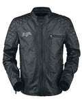 Batman Black Biker Jacket with Removable Hoodie