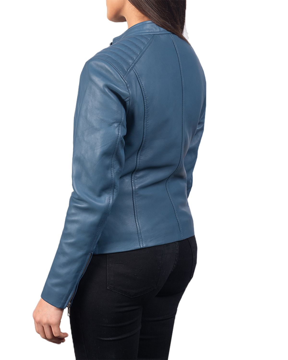Glowrexs Women's Slim Fit Biker Jacket