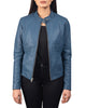 Glowrexs Women's Slim Fit Biker Jacket