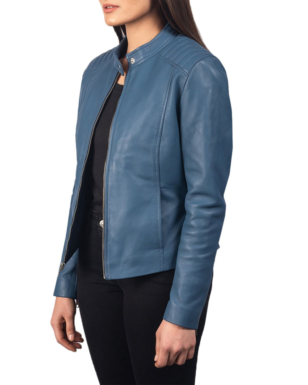 Glowrexs Women's Slim Fit Biker Jacket