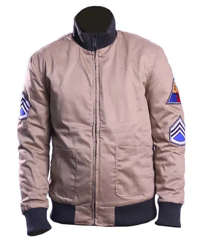 Glowrexs Brad Pitt Fury Wardaddy WW2 Military Jacket