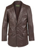 Glowrexs Mens Brown Leather Blazer