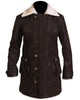 Glowrexs Bane Coat Chocolate Brown Genuine Real Leather Coat