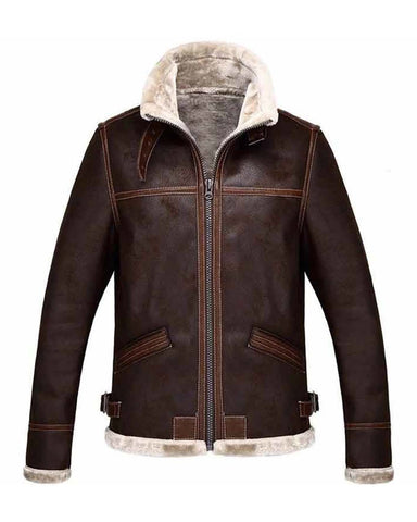 Glowrexs Resident Evil Shearling Leather Jacket