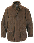 Glowrexs Hunter Men’s Brown Leather Coat