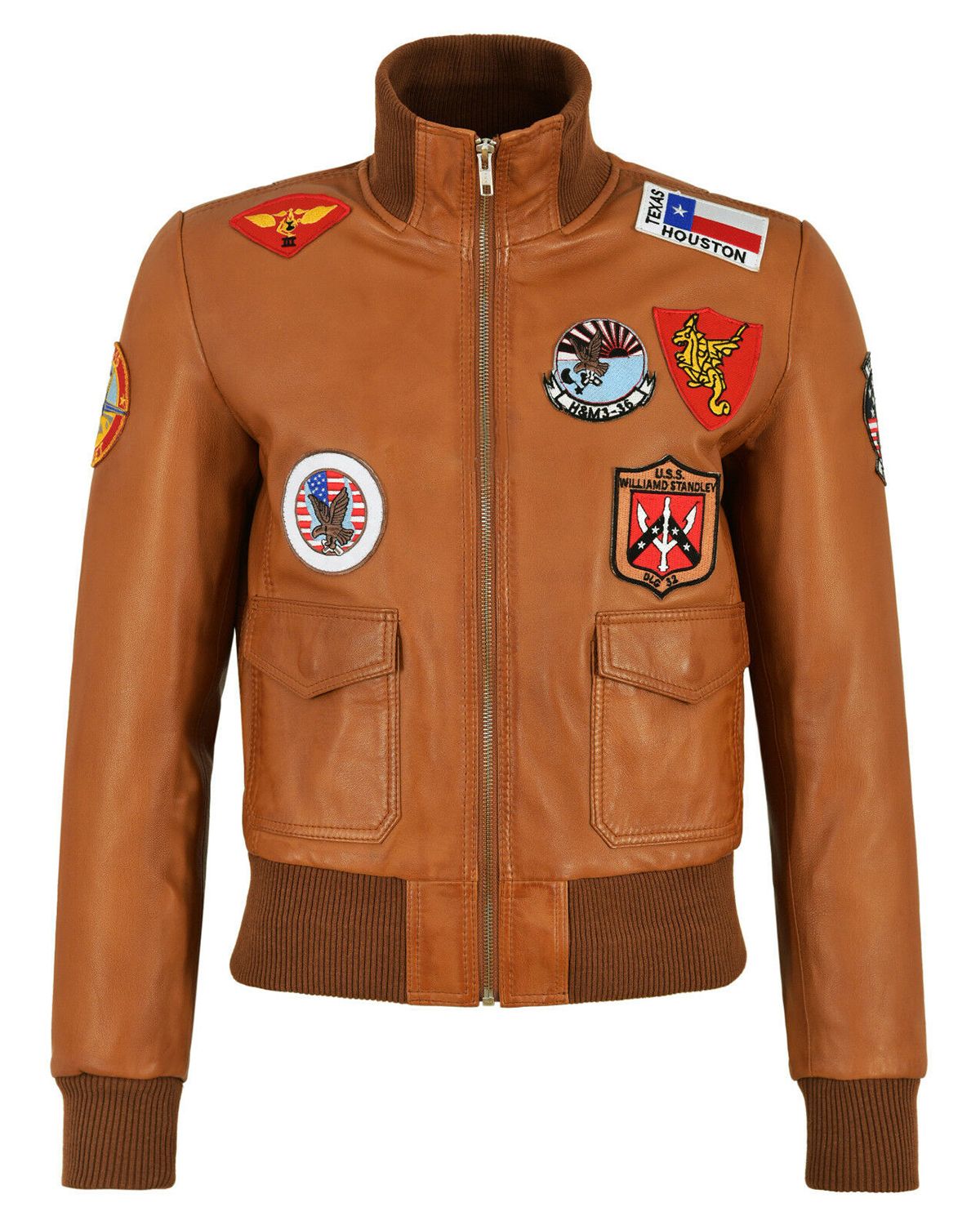 Glowrexs Women's Top Gun Ladies Bomber Jacket