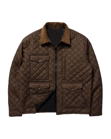 Glowrexs Yellowstone Brown Quilted Jacket