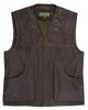 Glowrexs Mens Brown Leather Shooting Vest