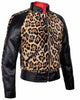 Glowrexs Paradise Garage Jacket Cheetah Design Leather Jacket