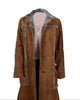 Glowrexs Kelly Reilly Yellowstone Suede Leather Coat