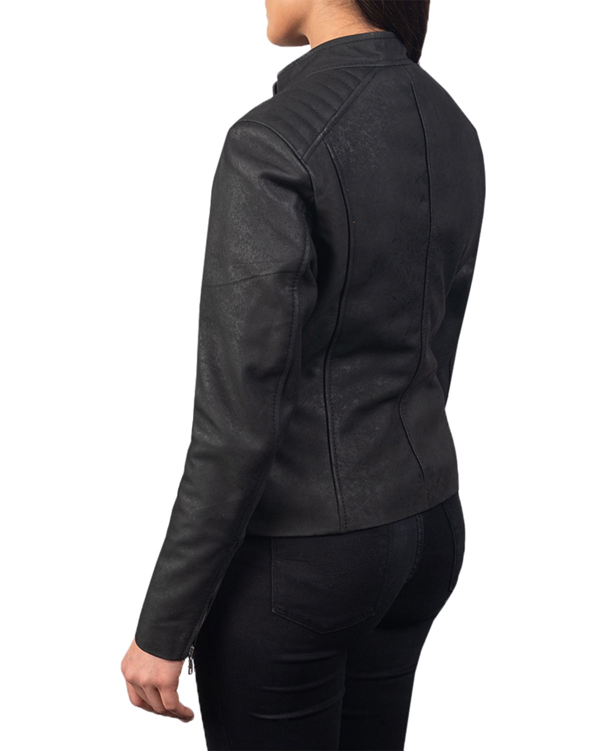 Glowrexs Women's Slim Fit Biker Jacket