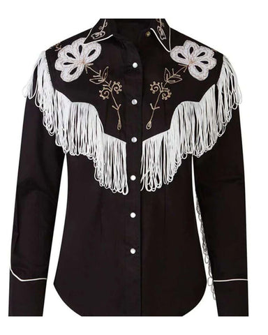 Glowrexs Barbie 2023 Ryan Gosling Black Fringe Shirt