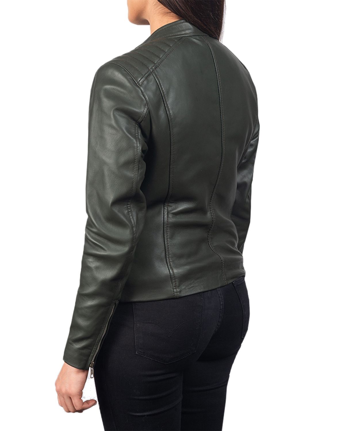 Glowrexs Women's Slim Fit Biker Jacket