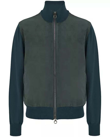 Glowrexs Mens Teal Green Bomber Jacket