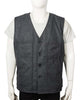 Glowrexs Yellowstone Grey Wool Vest
