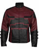 Glowrexs Charlie Cox Daredevil Maroon Leather Jacket