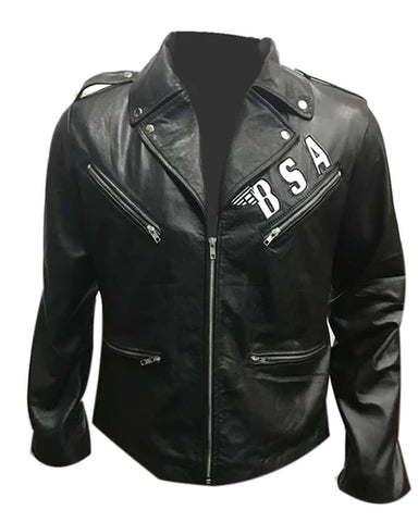 Glowrexs GEORGE MICHAEL BSA FAITH ROCKERS REVENGE LEATHER JACKET