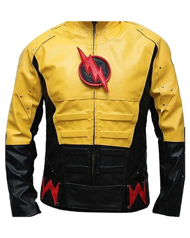 Glowrexs Reverse Flash Leather Jacket