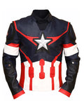 Glowrexs Captain America Civil War Leather Jacket