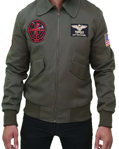 Glowrexs Top Gun 2 Tom Cruise Maverick Bomber Jacket