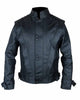 Glowrexs Micheal Jackson Black Thriller Costume Mens Leather Jacket
