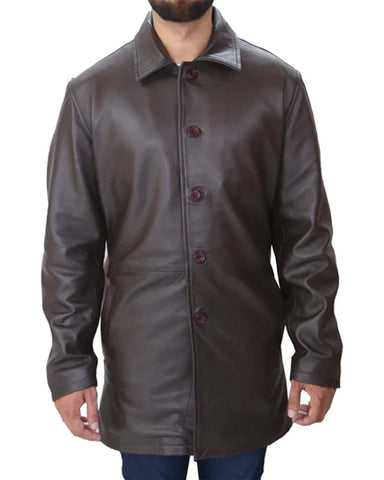 Glowrexs Men's Supernatural Dean Winchester Jensen Ackles Vintage Coat