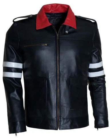 Glowrexs Alex Mercer Prototype 2 Black Leather Jacket