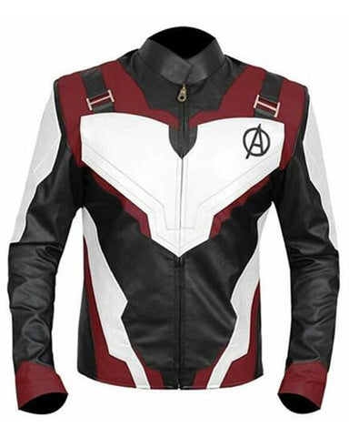 Glowrexs Avengers Endgame Quantum Captain America Leather Jacket for Mens in New york
