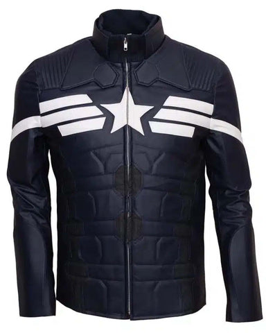 Glowrexs Captain America The Winter Soldier Leather Jacket