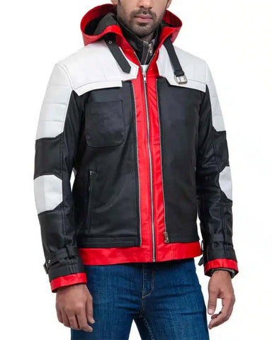 Glowrexs Batman Arkham Knight Redhood Leather Jacket Costume