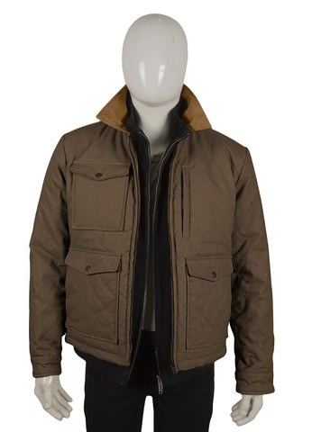 Glowrexs Yellowstone SO5 Brown Quilted Jacket