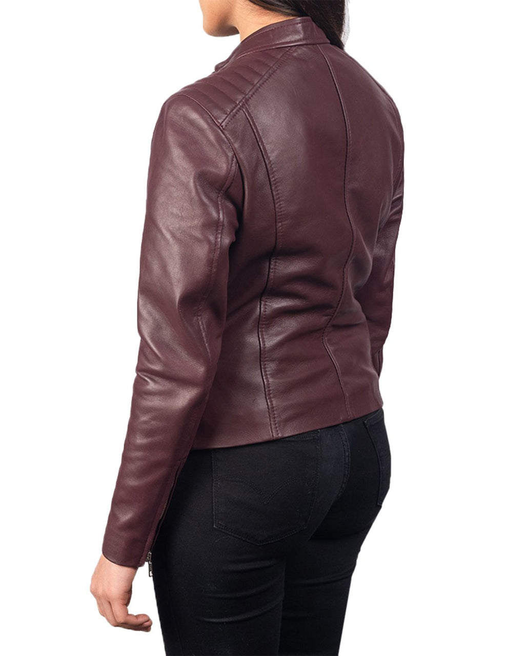 Glowrexs Women's Slim Fit Biker Jacket