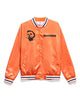 Glowrexs Halloween Orange Satin Jacket