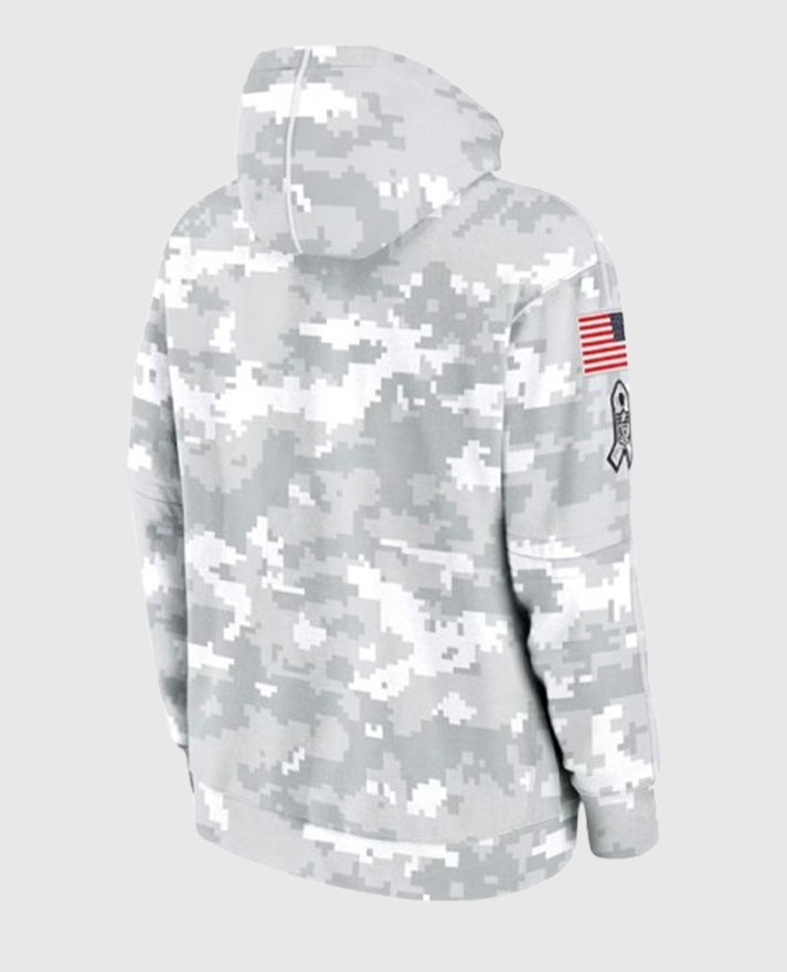 Baltimore Ravens Salute To Service Camo 2024 Hoodie