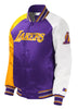 Glowrexs Purple Raglan Full-Snap Varsity Jacket