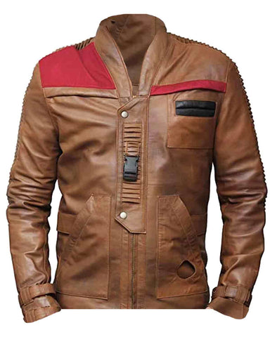 Glowrexs Finn Star Wars Leather Jacket