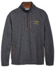 Glowrexs Knit Fleece Yellowstone Logo Quarter Zip Sweater