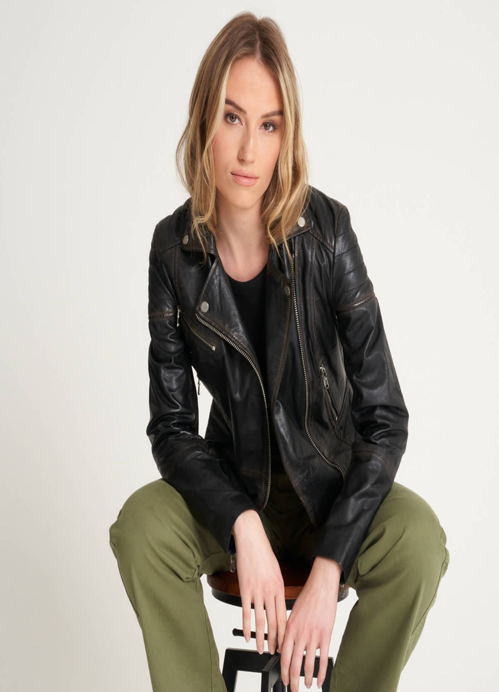 Glexo Women’s Just Married Leather Jacket